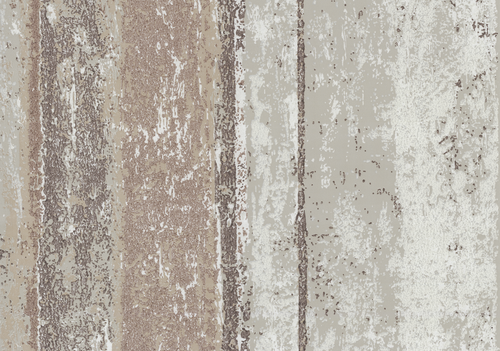 Linea Coral Copper Luxury Striped Wallpaper