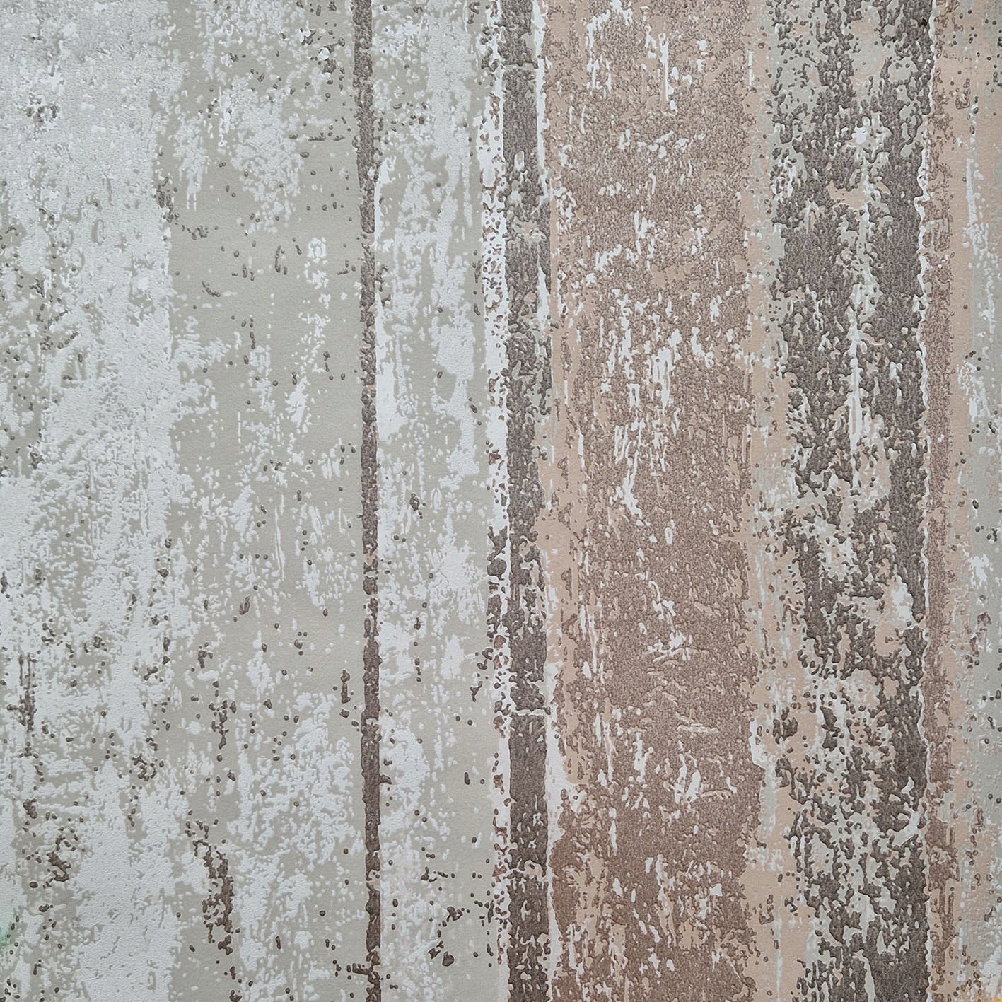 Linea Coral Copper Luxury Striped Wallpaper