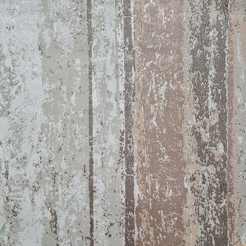 Linea Coral Copper Luxury Striped Wallpaper