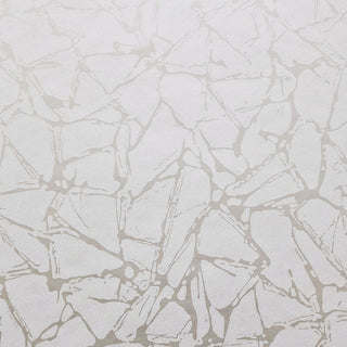 Glaze Ivory Cream Luxury Geometric Wallpaper