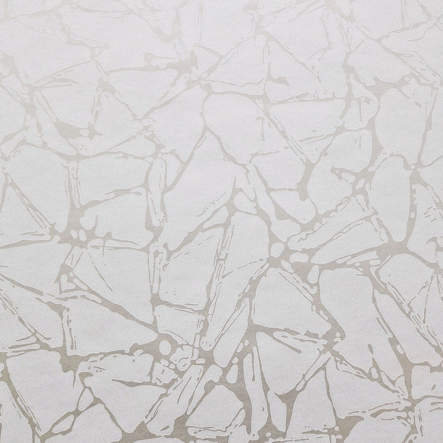 Glaze Ivory Cream Luxury Geometric Wallpaper