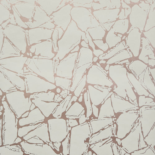 Glaze Coral Copper Luxury Geometric Wallpaper