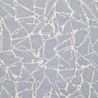 Glaze Denim Blue Luxury Geometric Wallpaper