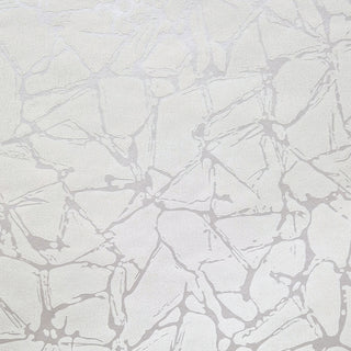 Glaze Silver Luxury Geometric Wallpaper