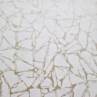 Glaze Natural Gold Luxury Geometric Wallpaper