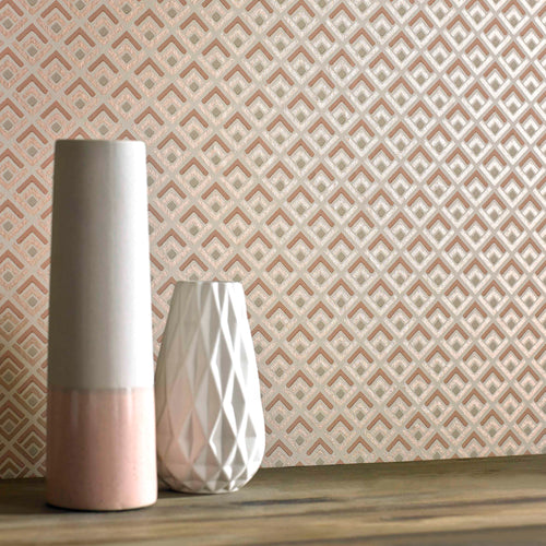 Gio Pink Luxury Geometric Wallpaper