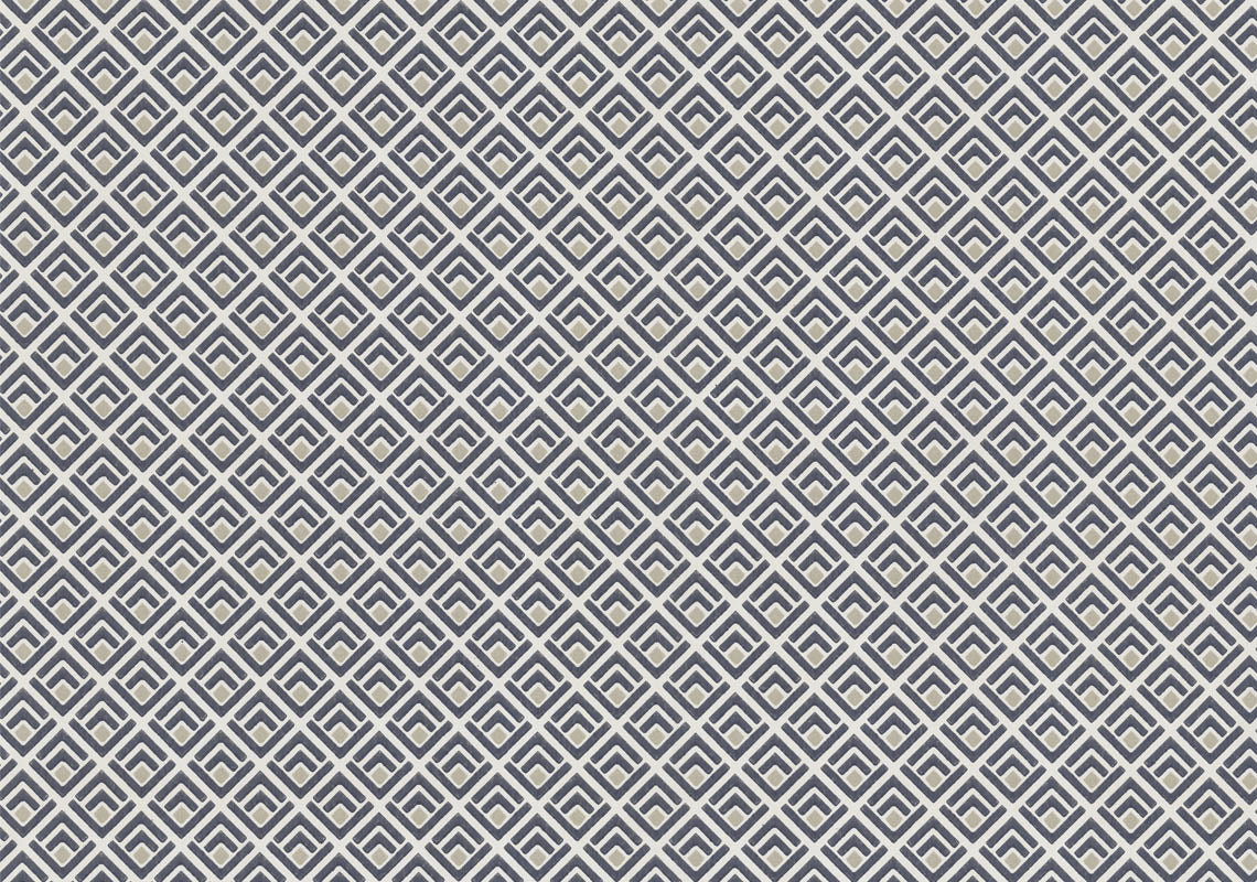 Gio Ebony Black Luxury Geometric Wallpaper