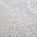 Verdi Ivory Cream Luxury Flock Wallpaper