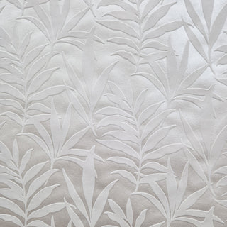 Verdi Ivory Cream Luxury Flock Wallpaper