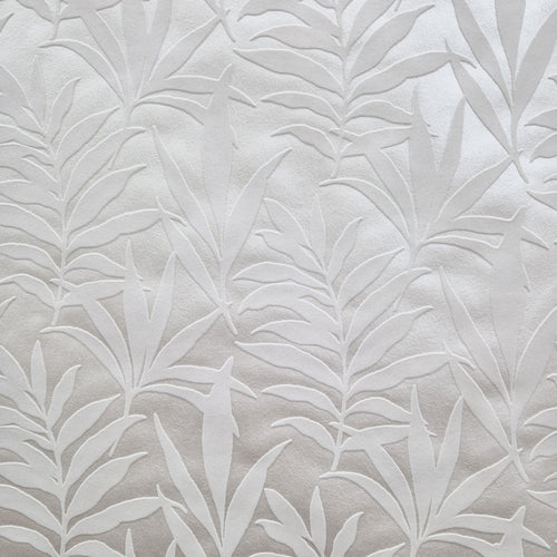 Verdi Ivory Cream Luxury Flock Wallpaper