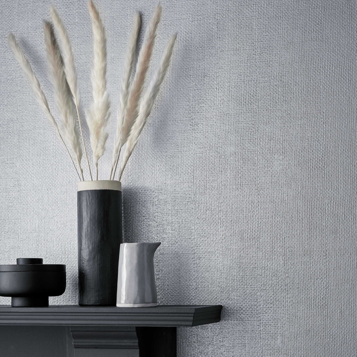 Serena Silver Wallpaper | Willow Collection | 1838 Wallcoverings