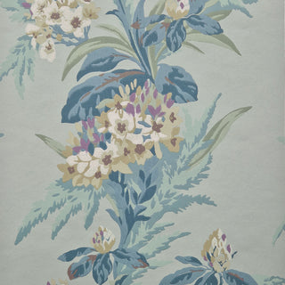 Aurora Seafoam Green Luxury Floral Wallpaper