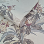 Aurora Beach Pink Luxury Floral Wallpaper