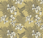 Hummingbird Mustard Yellow Luxury Bird Wallpaper