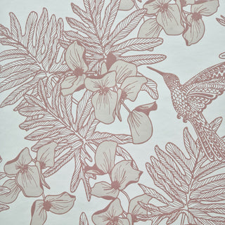 Hummingbird Beach Pink Luxury Bird Wallpaper