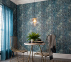 Glade Lagoon Blue Luxury Tree Wallpaper