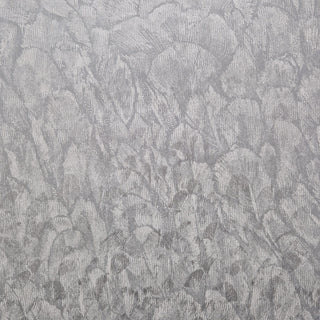 Tranquil Mist Grey Luxury Feather Wallpaper