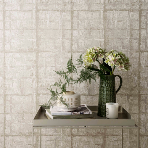 Patina Pearl Neutral Luxury Textured Wallpaper