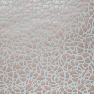 Pebble Beach Rose Gold Luxury Patterned Wallpaper