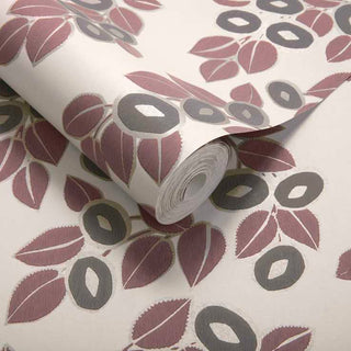 Rosetta Rose Pink Luxury Leaf Wallpaper