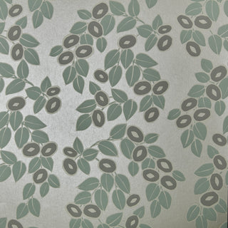 Rosetta Neo Mint Green Luxury Leaf Wallpaper