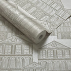 Maison Ivory Cream Luxury Patterned Wallpaper