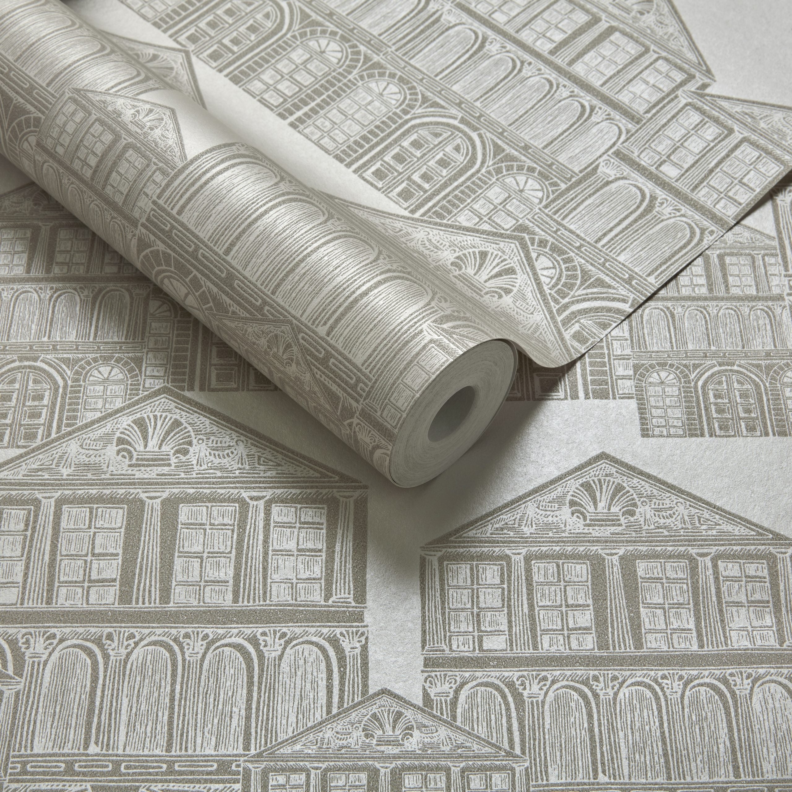 Maison Ivory Cream Luxury Patterned Wallpaper