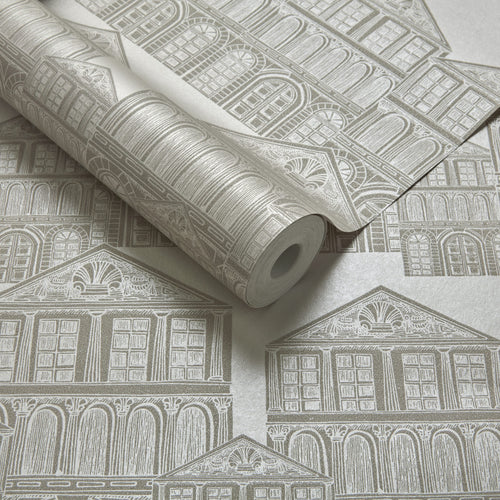 Maison Ivory Cream Luxury Patterned Wallpaper