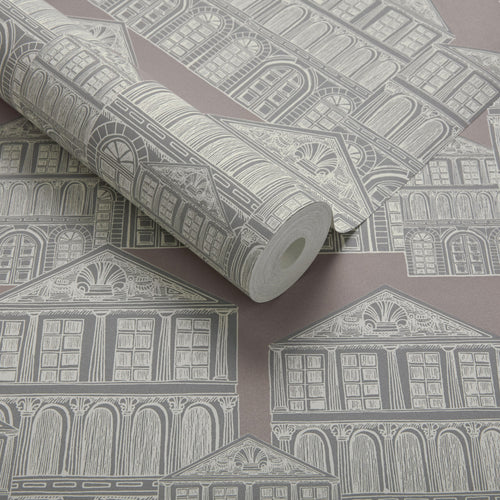 Maison Rose Pink Luxury Patterned Wallpaper