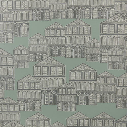 Maison Neo Mint Green Luxury Patterned Wallpaper
