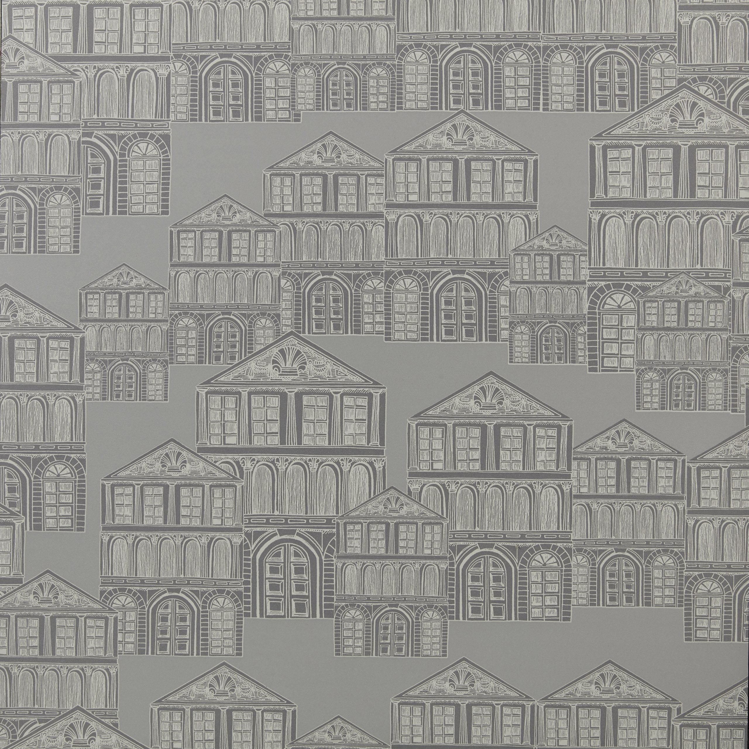 Maison Soft Grey Luxury Patterned Wallpaper