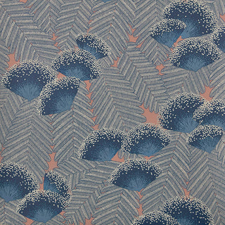 Clarice Soft Blue Luxury Art Deco Wallpaper