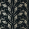 Astoria Jet Black Luxury Flock Wallpaper