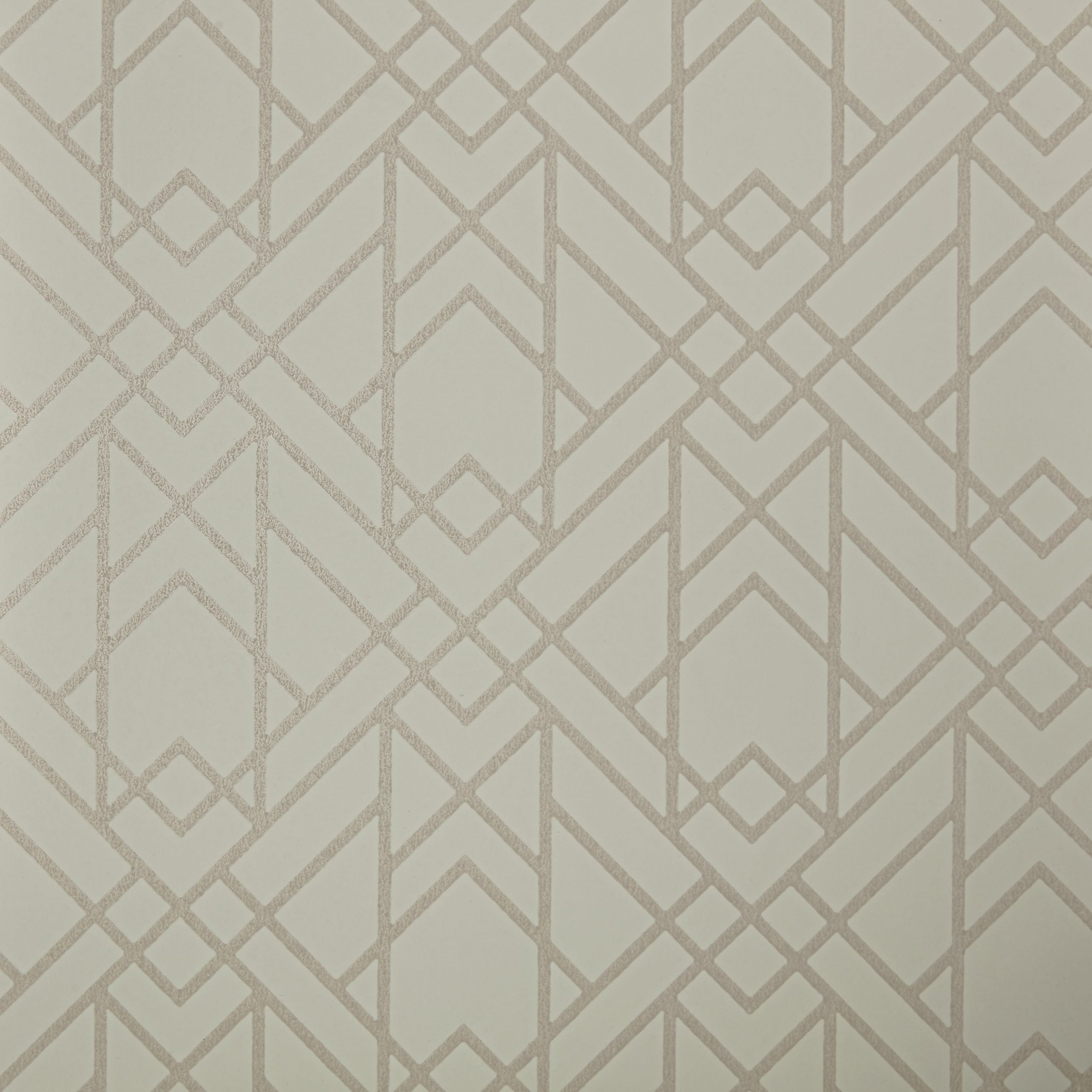 Metro Sand Neutral Luxury Geometric Wallpaper