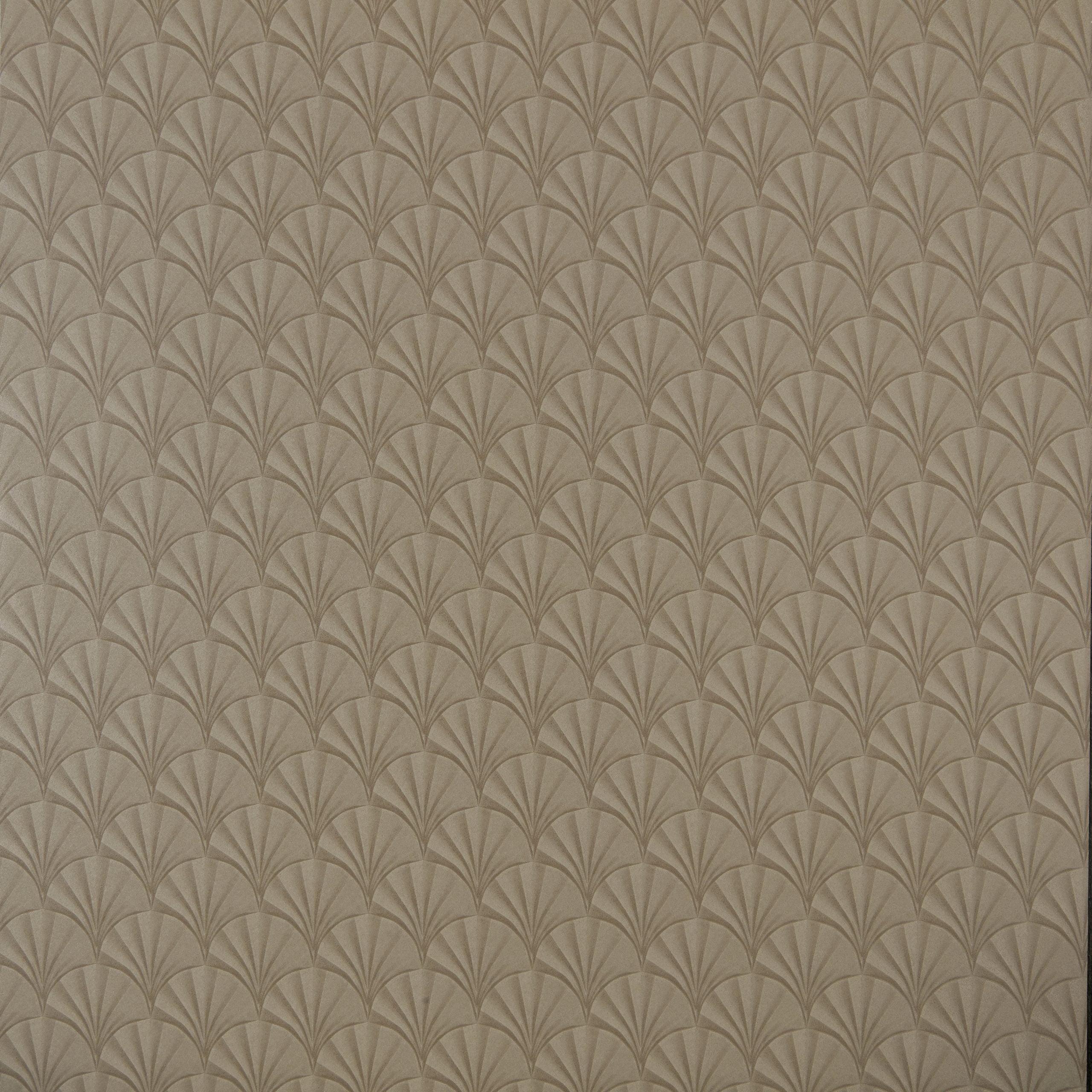 Elodie Honey Beige Luxury Art Deco Wallpaper