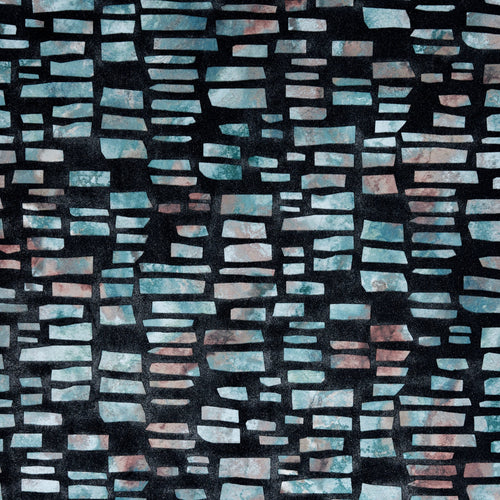 Fusion Mineral Black Luxury Flock Wallpaper