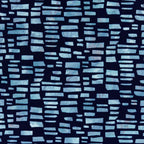 Fusion Blue Dusk Luxury Flock Wallpaper