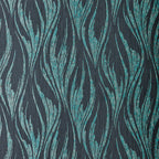 Ripple Mineral Green and Black Luxury Feature Wallpaper