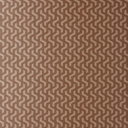 Rattan Burnt Orange Luxury Geometric Wallpaper