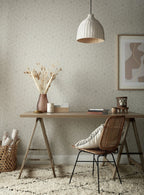 Willow Barley Neutral Luxury Geometric Wallpaper