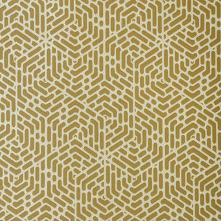 Willow Honey Yellow Luxury Geometric Wallpaper