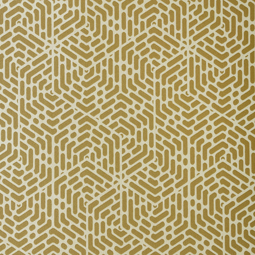 Willow Honey Yellow Luxury Geometric Wallpaper