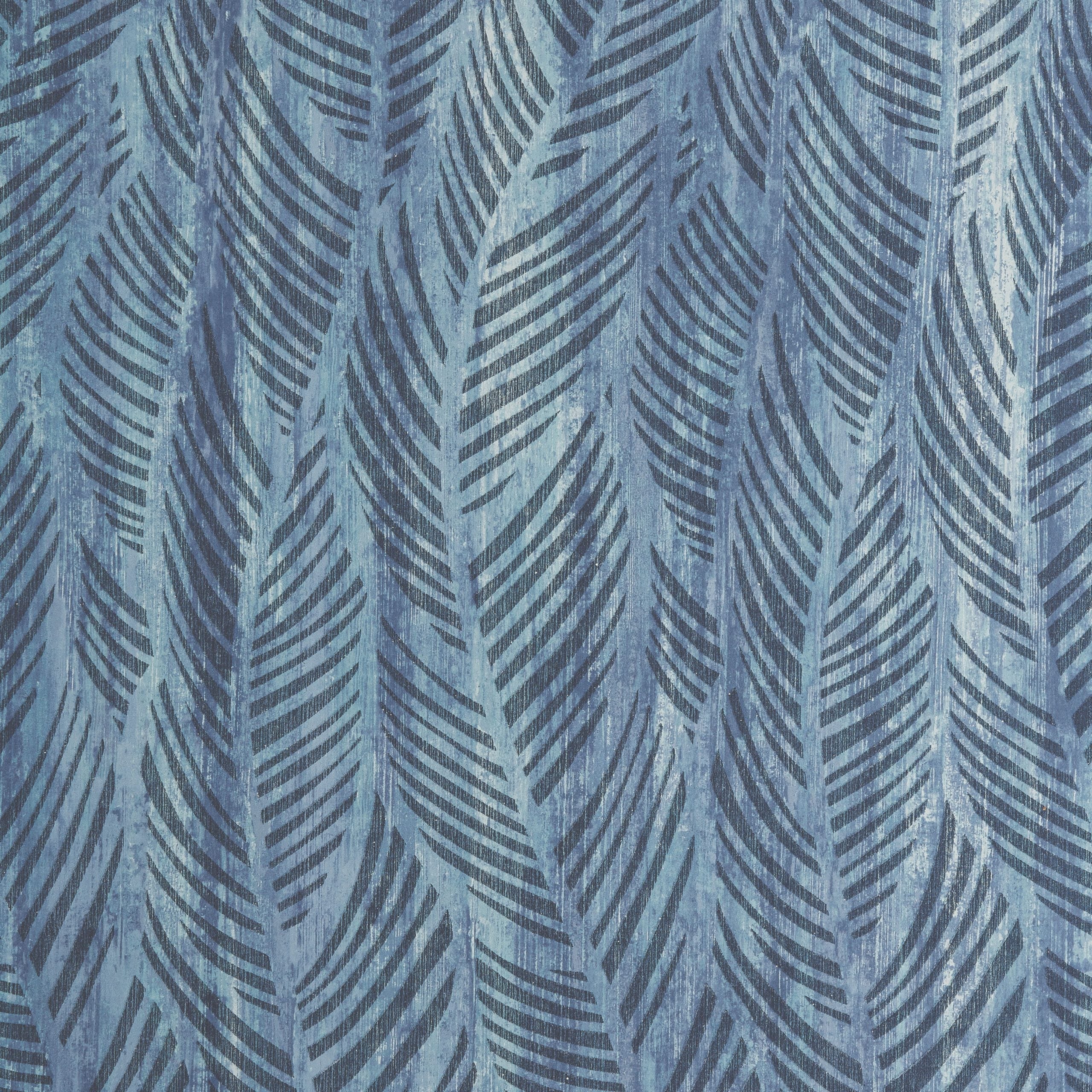 Bramble Blue Dusk Luxury Bead Wallpaper
