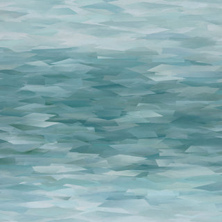 Prism Mineral Green Luxury Geometric Wallpaper