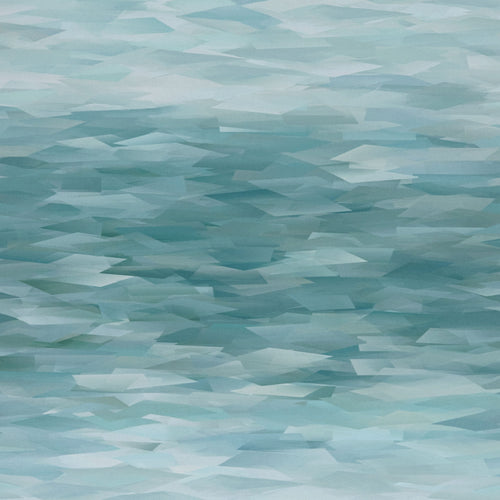 Prism Mineral Green Luxury Geometric Wallpaper