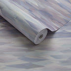 Prism Heather Lilac Luxury Geometric Wallpaper