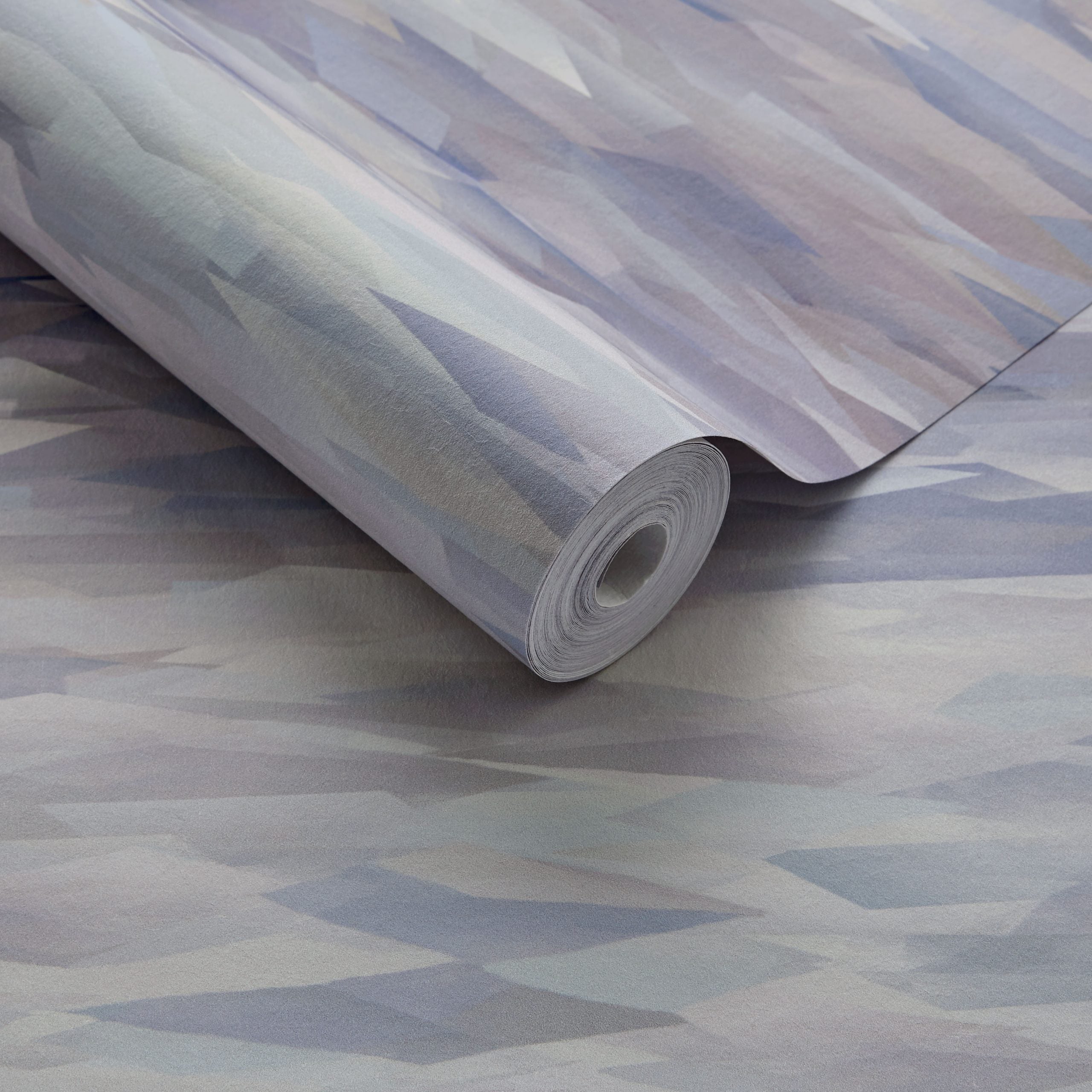 Prism Heather Lilac Luxury Geometric Wallpaper