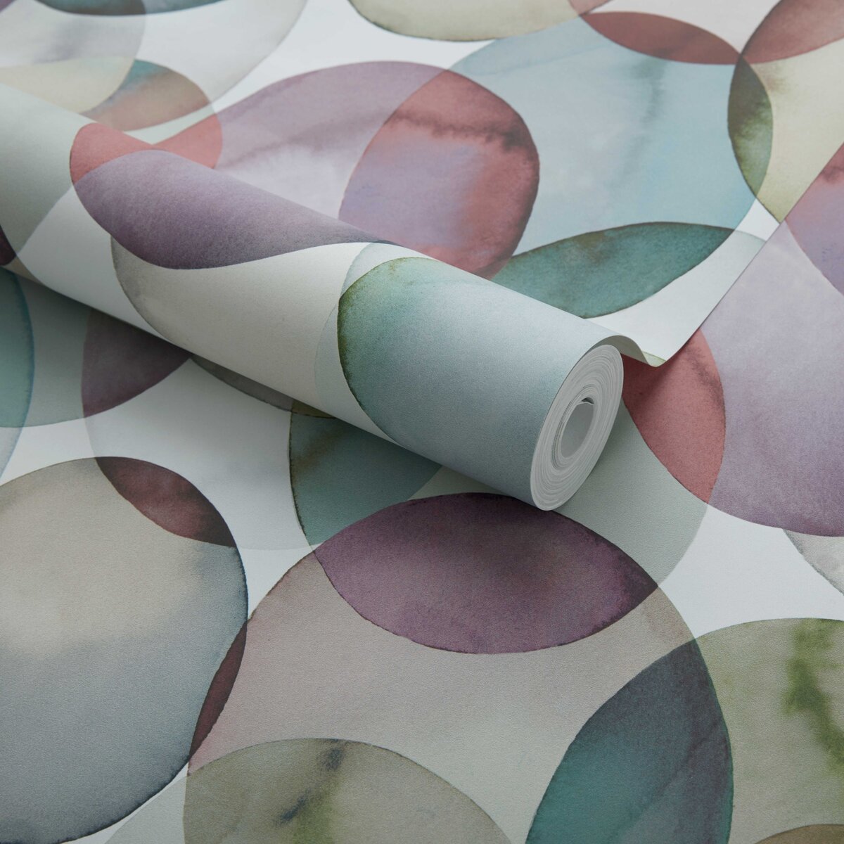 Honesty Peridot Green Luxury Geometric Wallpaper