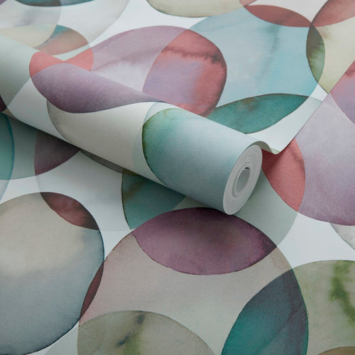 Honesty Peridot Green Luxury Geometric Wallpaper