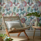 Honesty Peridot Green Luxury Geometric Wallpaper